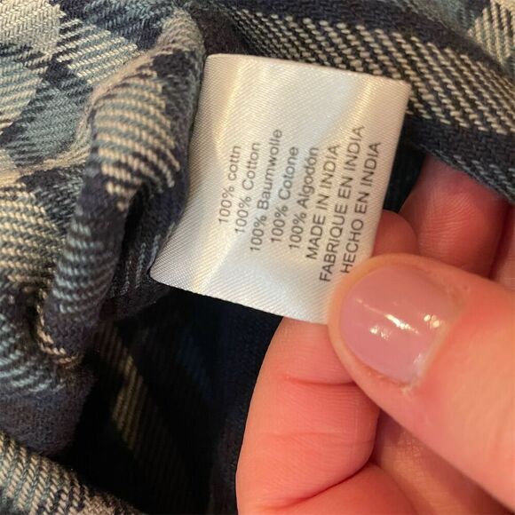 Jetty Marine Men's Green Plaid Flannel Button-Up Shirt Size M - Picture 6 of 7